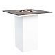 Cosiloft 100 bar table white frame / grey top