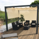 Nesling Pergola wit (RAL**) 319x319 zonder doek