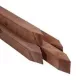 paal 80 x 80 mm, ruw hardhout