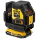 DEWALT 18V Kruislijnlaser Compact, naakt – Groen