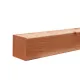 Douglas geschaafde paal duplo verlijmd 14 x 14 x 500 cm, groe