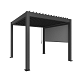 Zonwering 3m donkergrijs Pergola