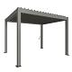 PERGOLA 3,5 x 3 kwartsgrijs / argent