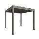 PERGOLA 3 x 3 kwartsgrijs-metallic