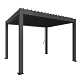 PERGOLA 3,5 x 3 donkergrijs / zilver-met