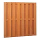 Hardhouten plankenscherm 17 planks 14 mm recht verticaal 180 x 90 cm.