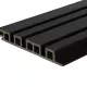 NewTechWood HKC co-extrusie Castellation PRO35 gevelbekleding, 3,3 x 21,5 x 390 cm, Ebony zwart.