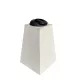 Betonpoer 15x15 en 35 cm hoog grijs M10 voor motorslot