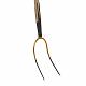 Hooivork - 2 tanden - Met veerbus - Essenhouten steel - 120 cm