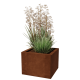 Cortenstaal plantenbak - Vierkant - 40 x 40 x 60 cm - Zonder bodemplaat