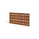 Cortenstaal schutting H paneel V 120 x 63,3 cm