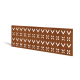 Cortenstaal schutting H - Paneel V - 180 x 63,3 cm