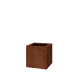 Cortenstaal plantenbak - Vierkant - 50 x 50 x 50 cm - Gelast - Met bodemplaat
