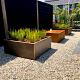 Cortenstaal plantenbak - Vierkant - 100 x 100 x 40 cm - Gelast - Zonder bodemplaat