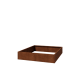 Cortenstaal gelaste plantenbak Montana 200 x 200 x 40 cm (zonder bodemplaat)