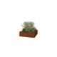 Cortenstaal gelaste plantenbak Montana 200 x 200 x 60 cm (zonder bodemplaat)