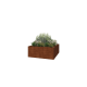 Cortenstaal gelaste plantenbak Montana 200 x 200 x 80 cm (zonder bodemplaat)