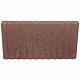 Mini Rondobandpalissade 6x25x50 cm Bruin