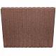 Mini Rondobandpalissade 6x40x50 cm Bruin