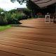 WPC 2,25x13,8x300 cm Fiberdeck Premium Teak kantplank SE massief – Duurzaam en Stijlvol