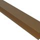 WEO35-60 Alu F-profiel Teak L-300cm 65x80mm - RAL8024