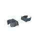 Boston plastic rhombus wedges 50º-10mm RAL7016 12st Links + 12st rechts