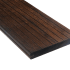FelixWood Thermo Bamboe Melody plank 1,8x13,9x186 cm dark  grof/glad-Woca voorgeolied clip-kops tong