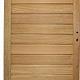 Bangkirai massief poort 22-l met slot 100x180cm links incl. aanslaglat Premium