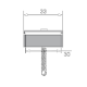 Cobra hybride Clip 8-25 L montageset tbv Hybride schroef 4,8x43 mm 90st + Bit per set