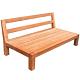 Elephant tuinmeubel Trinidad Almendrillo FSC hardhout bank met rug 68x136x74,5 cm (excl. kussens)