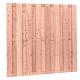 Douglas fijnbezaagd plankenscherm 18-planks 15 mm, 180 x 180 cm, onbehandeld.