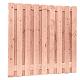Douglas Geschaafd Plankenscherm 19-Planks 16 mm, 180 x 180 cm, Onbehandeld