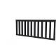 Hekwerk recht douglas type A, 178,5 x 73 cm, zwart geïmpregneerd.