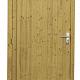 uren enkele dichte deur extra breed inclusief kozijn, linksdraaiend, 112 x 201 cm, groen geïmpregnee