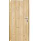 Vuren enkele dichte deur inclusief kozijn, linksdraaiend, 90 x 201 cm, onbehandeld.