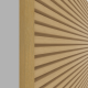 NewTechWood Aluminium Co-Extrusie Eindprofiel voor Castellation PRO – 5 x 5 x 300 cm, Red Cedar