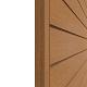 NewTechWood HKC Co-Extrusie Eindprofiel Castellation – Wandbekleding 7 x 5 x 300 cm, Red Cedar