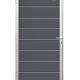 Elephant tuindeur Modular Evo houtcomposiet FSC 4x90x174 cm rock grey/alu – compleet met krukken, sl