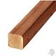 Elephant geschaafde paal verduurzaamd Vuren FSC 6,9x6,9x270 cm – bruin geimpregneerd / ongepunt