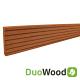 DuoWood Afdekprofiel/Plint Houtcomposiet FSC 1,1x7,1x220 cm – Havanna (Bruin)