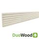 DuoWood Afdekprofiel/Plint Houtcomposiet FSC 1,1x7,1x220 cm – Riviera  (Bi-Color grijs)