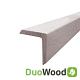 DuoWood hoekprofiel tbv terras houtcomposiet FSC  42x42x2000mm kleur Riviera (betongrijs)