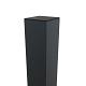 Boston Alu poortpaal 9x9x275 cm dikte 4 mm RAL7016
