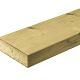 Groen Geïmpregneerd Vuren Plank FSC Noord-Europees Geschaafd 5,8×15,5×480 cm