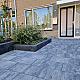 H2O Comfort Square 60x30x5 cm nero/grey– Stijlvolle steen voor de tuin
