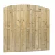 Elephant toog schutting verduurzaamd Grenen FSC 4,7 x 180 x 180 cm – 15 planks RVS geschroefd