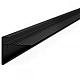 Aluminium daklijst zwart  ral 9005, 4,5x4,5x250 cm