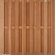 Elephant shutter schutting Bangkirai hardhout 44x1800x1800mm vaste shutters