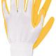 Werkhandschoenen latex lichtgeel maat S