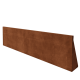 Cortenstaal keerwand - Recht - 200 x 50 cm